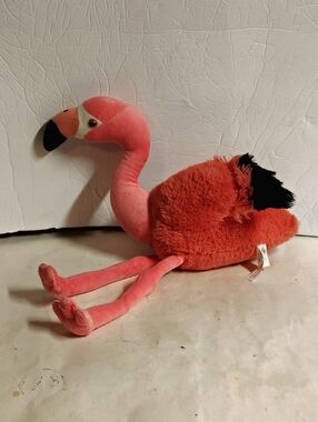 The Petting Zoo Flamingo Plush Stuffed Animal 2022 Pink 15"